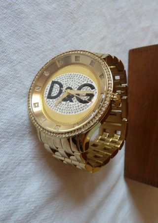 Schicke Dolce & Gabbana D&g Prime Time Gold Armbanduhr Bild