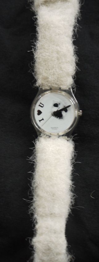 Swatch Uhr Frozen Tears Seehund Robbe Fell Bild