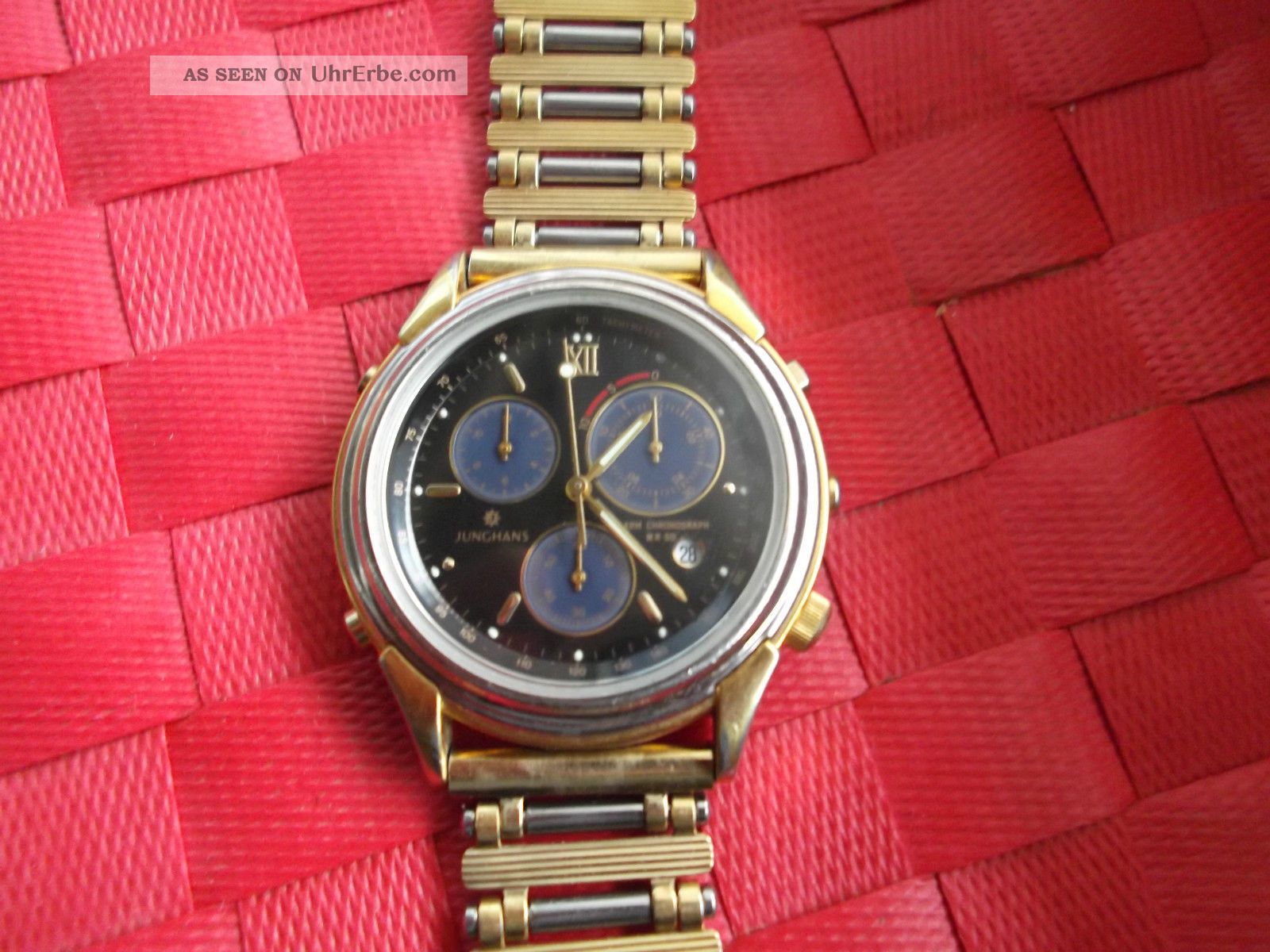 Junghans Alarm Chronograph Wr 50 Armbanduhren Bild