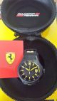 Ferrari Uhr Pit Crew Schwarz Und Gelb Aus Sammlungsauflösung Uvp 97,  - Armbanduhren Bild 1