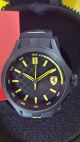 Ferrari Uhr Pit Crew Schwarz Und Gelb Aus Sammlungsauflösung Uvp 97,  - Armbanduhren Bild 2
