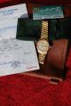 Rolex Daydate Gelbgold Pave Zifferblatt Diamant Lünette Mit Rubinen Armbanduhren Bild 6