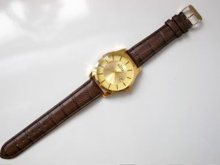 Schlichte Große Uhr Armbanduhr Lederarmband Fast Bild