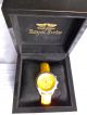 Royal Swiss Gelb Chronograph Experience Uhr Armbanduhr Schweizer Werk Rs - M0047 - G Armbanduhren Bild 7
