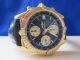 Breitling Chronomat In 18 Karat Gg Origin.  Lederb.  Dornschliesse In 18 K Armbanduhren Bild 10