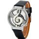 Heiß Geneva Uhr Note Music Notation Leather Quartz Armbanduhr Watch Wristwatch Armbanduhren Bild 3