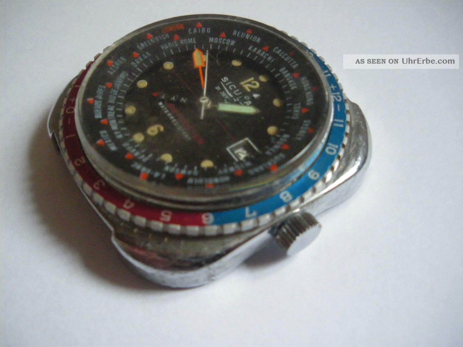 Sicura (später Breitling) Globetrotter - 21 Juwels - Swiss Made Armbanduhren Bild