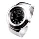 E1088 Armband Uhr Armspange Silber Quarzuhr Legierung Damen Herren Armkette Uhr Armbanduhren Bild 1