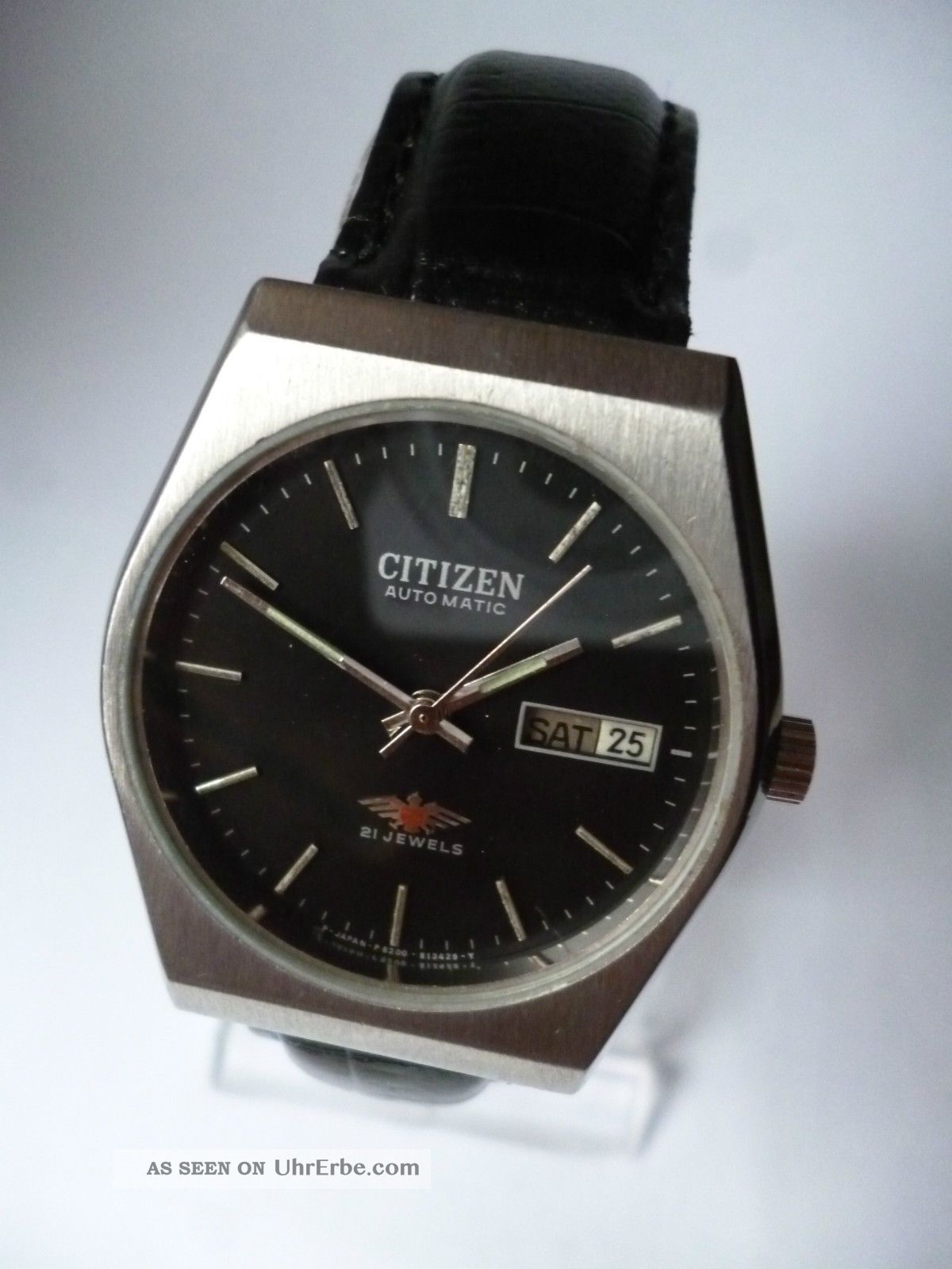 Rare Citizen Seven Eagle Black Eye,  Day Date Automatik,  Vintage, Armbanduhren Bild