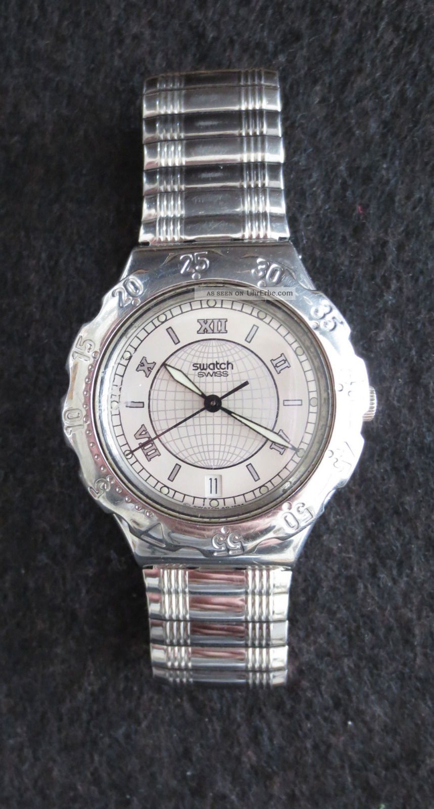 Swatch Damenuhr Uhr Damen Metall Armbanduhren Bild