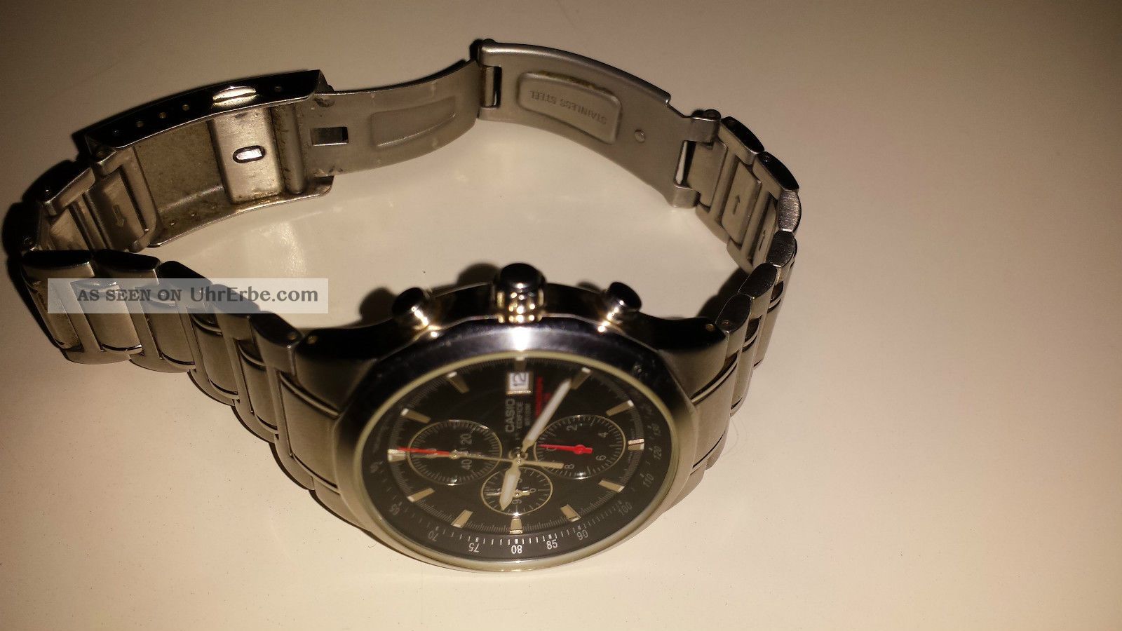 casio edifice chronograph wr100m 2711
