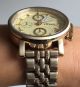 Top Stylische Goldene Fossil Damen Uhr Es 2197 Armbanduhren Bild 4