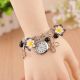 Fashion Ladies Damen Colorful Clay Flower Bracelet Quartz Watch Armbanduhr Uhr Armbanduhren Bild 6