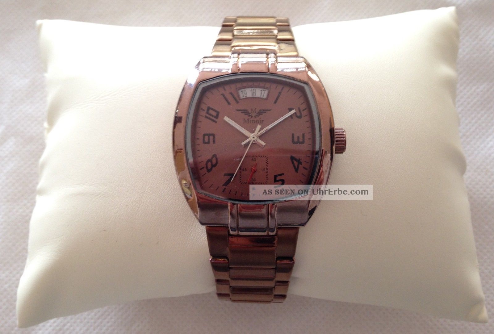 Armbanduhr Der Marke Minoir - Modell Laon - Automatikwerk - Braun Armbanduhren Bild