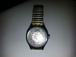 Swatch Uhr Automatic - Silber Gold Bild