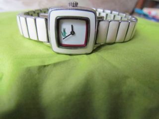 Lacoste / Armbanduhr Für Damen / Edelstahl,  Weiße Keramikeinlage / Bild