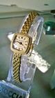 Sehr Schöne Vergoldete Glashütte Damenuhr Armbanduhren Bild 1