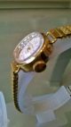Allerfeinste Glashütte Damen Armbanduhr,  Vergoldet Armbanduhren Bild 3