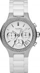 Ausverkauf Donna Karan Dkny Uhren Ny4985 Keramic Weiß Chrono Uhr Uvp 375€ Armbanduhren Bild 2