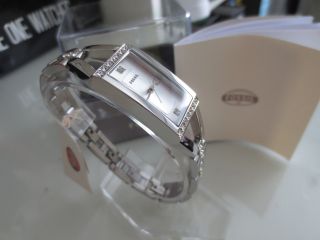Fossil Damen Armband Uhr Silber Bq1062 Uhren Edahlstahl Damenuhren Bild
