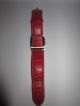 Damenuhr Esprit - Lederarmband Rot Chronograph Armbanduhren Bild 1