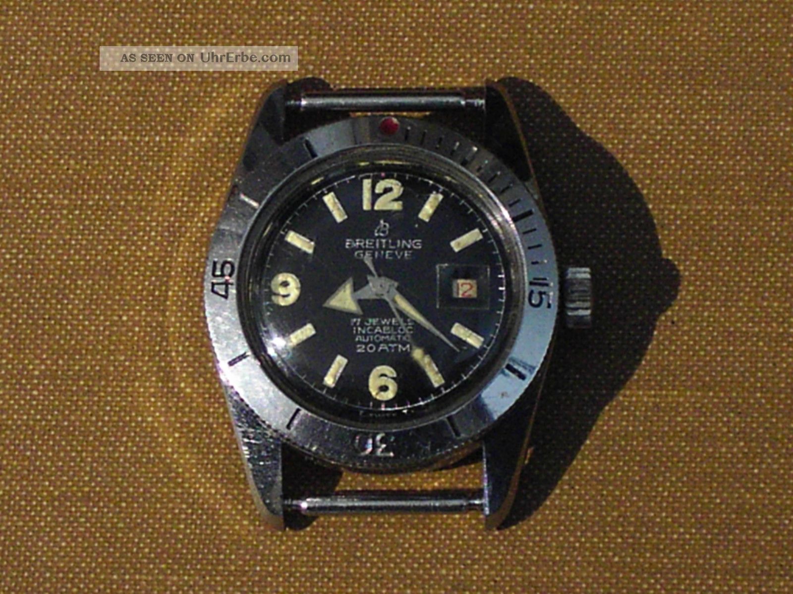 Breitling Taucheruhr,  Automatik,  20atm,  Sehr Selten,  Rarität Armbanduhren Bild