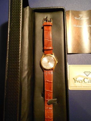 Yves Camani,  Damen - Armbanduhr,  Uhr Golden Twinkle,  Brown Analog Bild