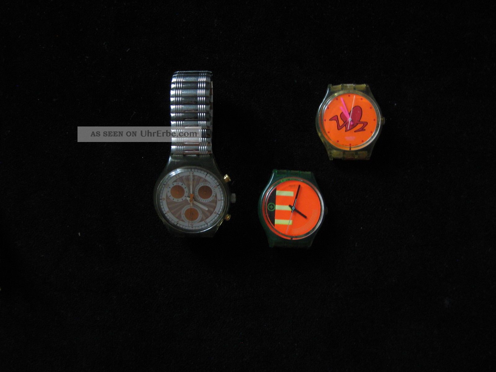 Swatch Defekte Uhren,  3 Stück,  Für Sammler Armbanduhren Bild