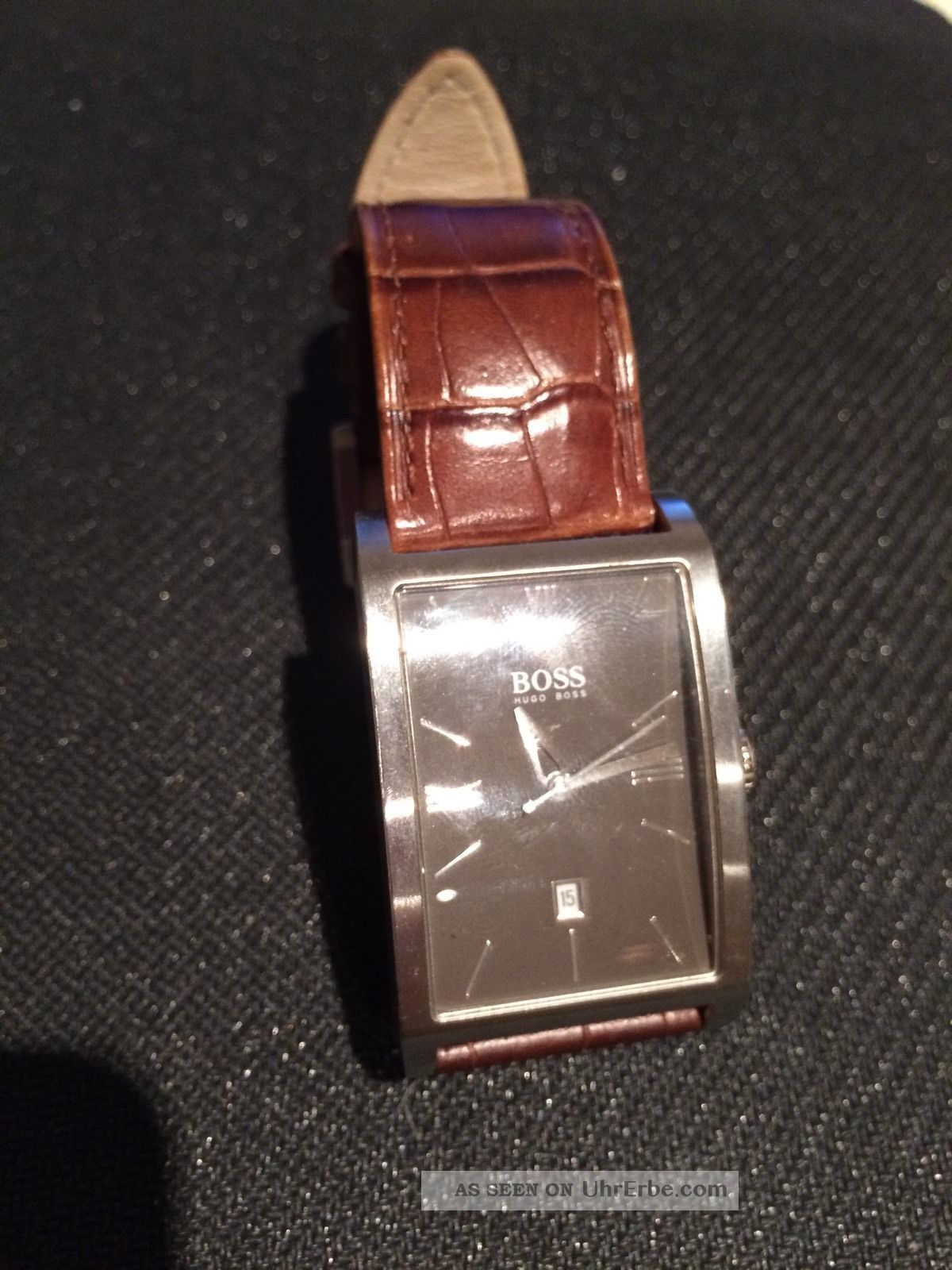 Schlichte Braune Uhr Von Boss Für Damen Armbanduhren Bild