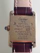 Cartier Tank Vermeil Mit Originalzerifikat / Silber Vergoldet Armbanduhren Bild 5