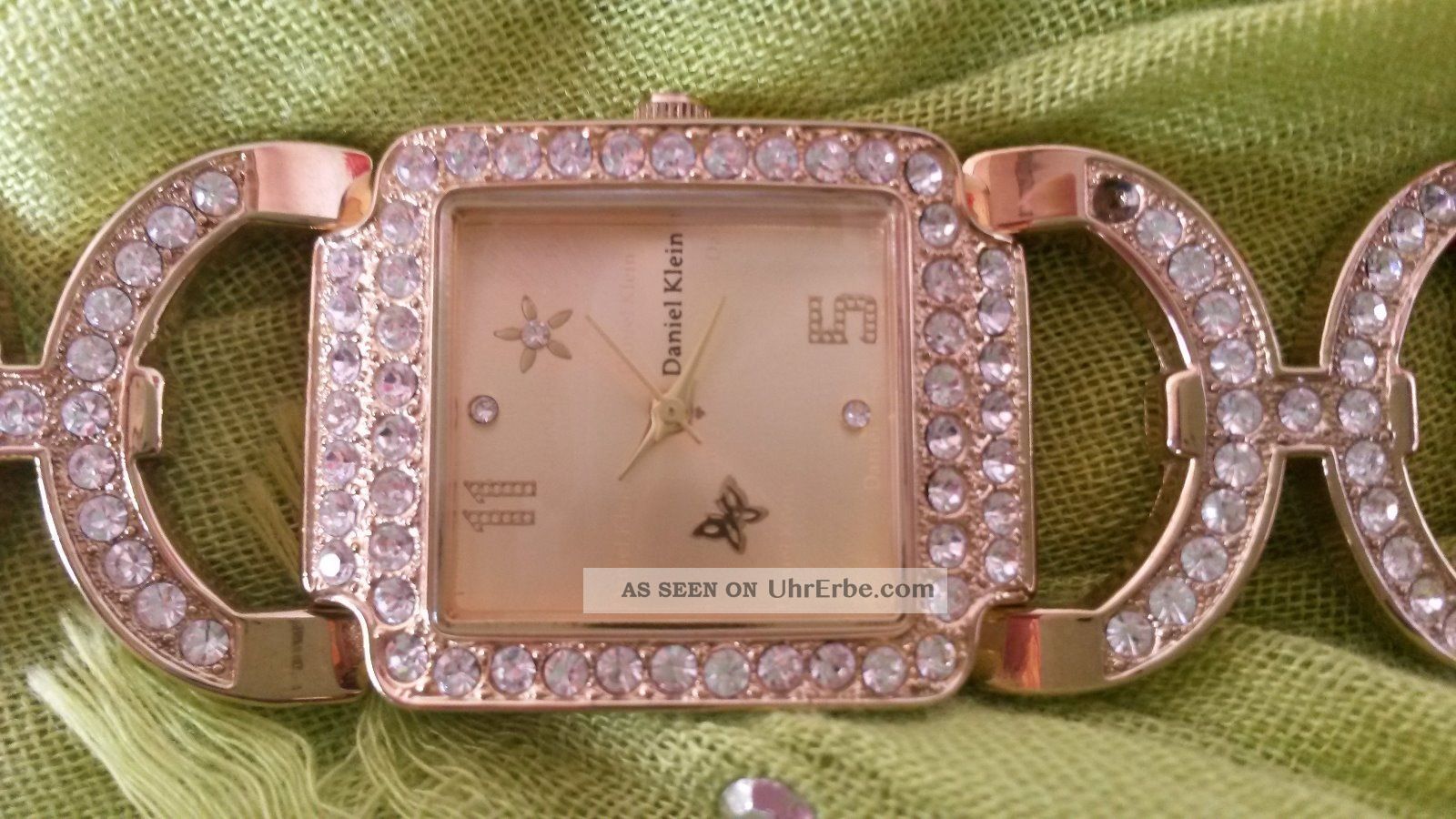 Damen Armbanduhr Daniel Klein - Vergoldet Mit Strass - Steinen Armbanduhren Bild