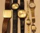 6 ältere Uhren.  Marke : Laco,  Royal,  Rochees,  Juta,  Cimier,  Habmann Armbanduhren Bild 1