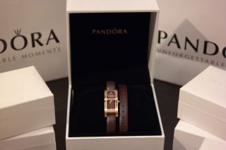 Pandora Armbanduhr Watch Double Oblong 812064rg Rose Gold Bild