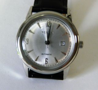 Regent Damen Armbanduhr Automatik Mod.  3677 Stahl Mit Lederband Bild