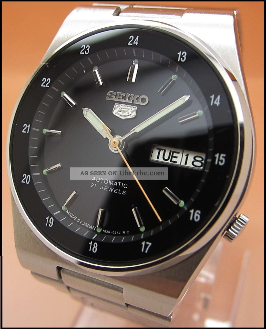 Seiko Snkg23 Automatik Uhr Armbanduhr 7s26 - 02c0 21 Retro Vintage Armbanduhren Bild