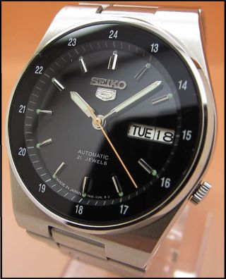 Seiko Snkg23 Automatik Uhr Armbanduhr 7s26 - 02c0 21 Retro Vintage Bild