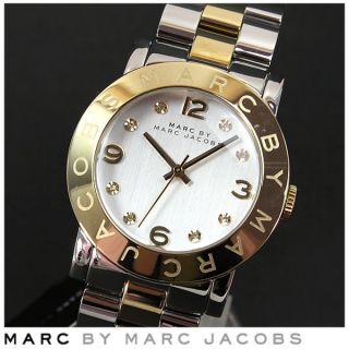 Marc By Marc Jacobs Uhr Uhren Damenuhr Mbm3139 Edelstahl Silber Gold Armband Bild