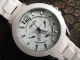 Fossil Damenuhr Keramik Multifunktion Riley Ce1002 Weiß Armbanduhren Bild 5