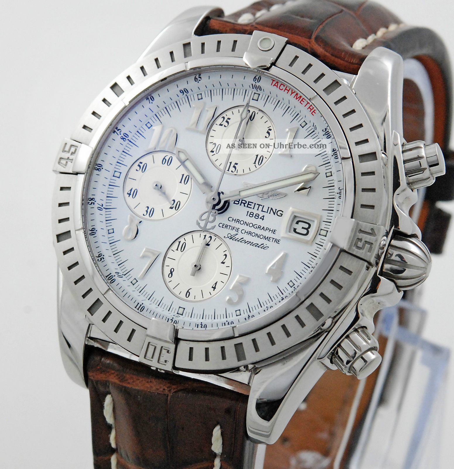 Breitling Chronomat Evolution A13356 Stahl Mit Box Und Papieren Herren Armbanduhren Bild
