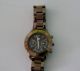 Damen Armbanduhr Uhr Auriol Chronograph Kupferfarben,  Komplett Edelstahl Armbanduhren Bild 1
