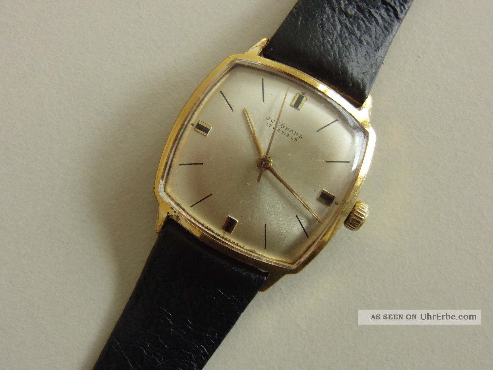 Interessante Alte Junghans Herrenuhr,  Handaufzug Kal.  687 Von 1965 Armbanduhren Bild