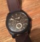 Fossil Machine Uhr Armbanduhr (fs4656) Lederband Braun Armbanduhren Bild 1