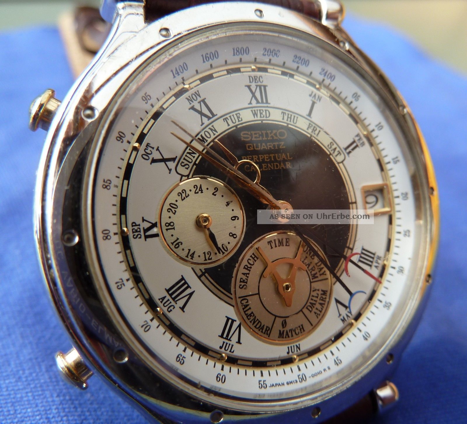 Seiko 6m13 Perpetual Calendar Age Of Discovery
