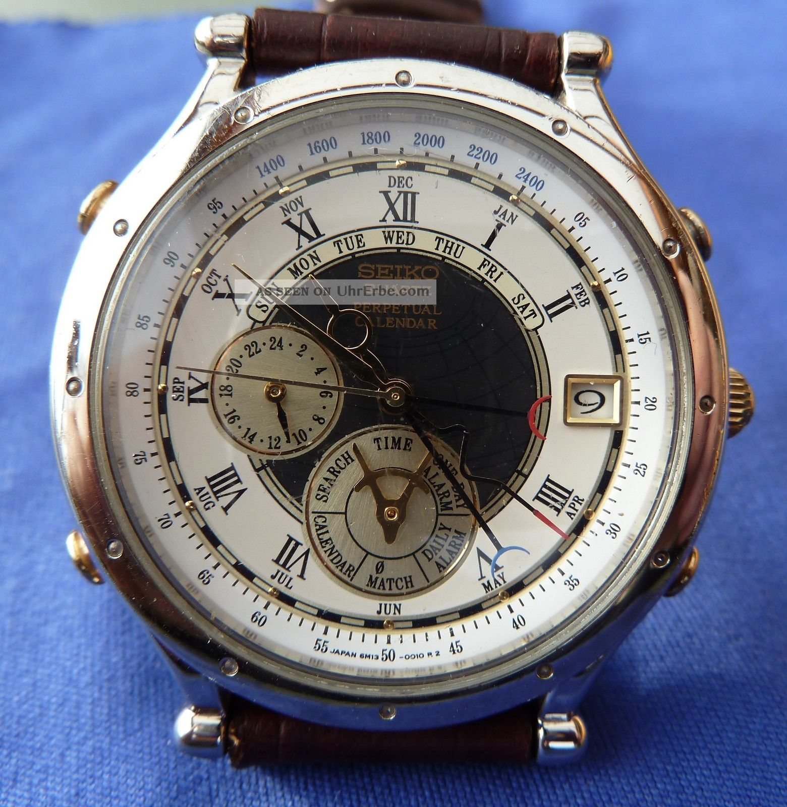 Seiko 6m13 Perpetual Calendar Age Of Discovery