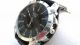 Mega Xxl Herrenuhr Lederarmband Schwarz Sehr Auffälliges Design Armbanduhr Armbanduhren Bild 1