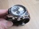 Herrenuhr Chronograph Fossil,  Lederband Braun Armbanduhren Bild 1