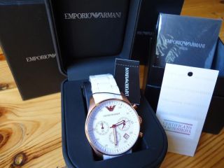 Ladies Emporio Armani Chronograph Watch Ar5920 Bild