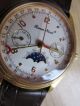 Renee Nicol Chronograph Mondphase Armbanduhr Vollkalender Wunderschön Armbanduhren Bild 3