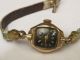 Sammler Edle Junghans Antik Damenuhr Handaufzug Black Beauty 50er Jahre Tonneau Armbanduhren Bild 1