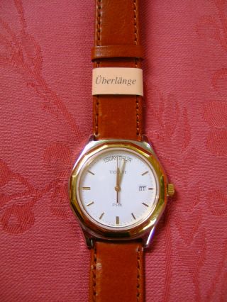 Tissot - Damen - Herren - Armband - Uhr Mit Neuem überlangen Armband Bild